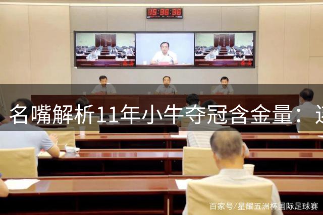 名嘴解析11年小牛夺冠含金量：连克豪强绝非偶然